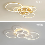 Lustre Annulaire LED Moderne - Éclairage Intelligente et Élégant