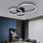 Suspension LED moderne à anneaux - Design épuré et dimmable