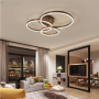 Suspension LED moderne à anneaux - Design épuré et dimmable