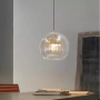 Suspension Boule en Verre LED - Luminaire Contemporain