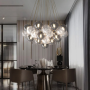 Multicolored Glass Ball Pendant Light - Modern Design