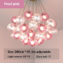 Multicolored Glass Ball Pendant Light - Modern Design