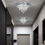 Plafonnier LED en Cristal Moderne pour Salon - VETRULUS