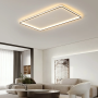 Plafonnier LED Rond Ultra-Fin Noir - Éclairage Moderne