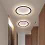 Ultra-Thin Black LED Ceiling Light - Modern Lighting