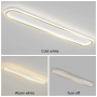Modern LED Ceiling Light Metal Acrylic - Elegant Lighting