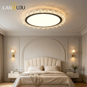 Plafonnier LED effet cristal moderne - Éclairage chic