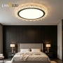 Plafonnier LED effet cristal moderne - Éclairage chic