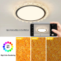 Plafonnier LED effet cristal moderne - Éclairage chic
