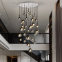 Smoked Grey Glass LED Pendant Light - Contemporary Lighting