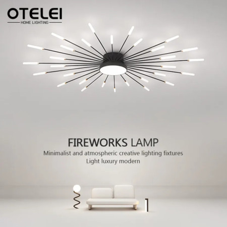Plafonnier LED Floral Moderne OTELEI - Éclairage Élégant