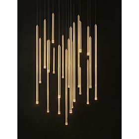 Lustre LED Moderne pour Escalier - Éclairage Élégant