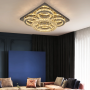 Plafonnier LED Cristal Argenté - Éclairage Moderne VETRULUS