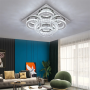 Plafonnier LED Cristal Argenté - Éclairage Moderne VETRULUS