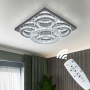 Plafonnier LED Cristal Argenté - Éclairage Moderne VETRULUS