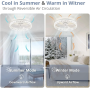 Ventilateur de Plafond LED Télécommandé - Style Contemporain