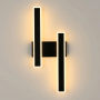 Applique Murale LED Noire Moderne - Éclairage 32W