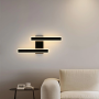 Applique Murale LED Noire Moderne - Éclairage 32W