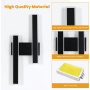 Modern Black LED Wall Light - 32W Lighting
