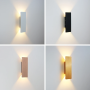 Applique Murale LED Haut-Bas en Aluminium - Moderne