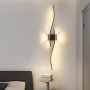 Modern Black LED Wall Sconce - Elegant Lighting