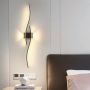 Applique Murale LED Moderne Noire - Éclairage Élégant