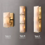 LED Wall Sconce in Alabaster - Modern Elegance
