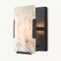 LED Wall Sconce in Alabaster - Modern Elegance