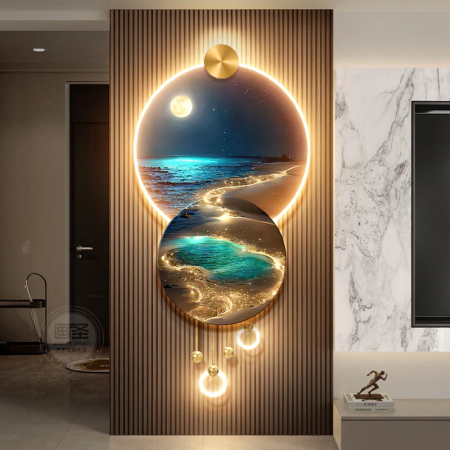 Applique Murale LED Vague Moderne en Aluminium - JIAYOOR