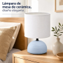 Blue Ceramic Table Lamp - Modern and Elegant Design