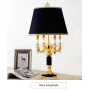 Black Crystal Table Lamp - Elegance and Modernity
