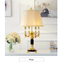 Lampe à Poser Cristal Noir - Élégance et Modernité