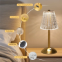LED Crystal Touch Table Lamp - Contemporary Elegance