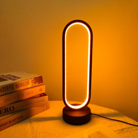Contemporary LED Ring Bedside Lamp - AHFECTNY