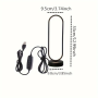 Contemporary LED Ring Bedside Lamp - AHFECTNY