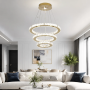 Lustre Moderne en Cristal LED pour un Éclairage Chic