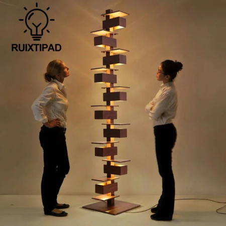 Lampadaire LED contemporain en métal - Artpad