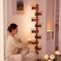 Lampadaire LED contemporain en métal - Artpad