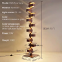 Lampadaire LED contemporain en métal - Artpad