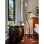 Lampadaire Rétro en Bois Massif - Élégance Moderne