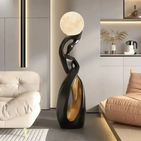 Lampadaire Sculptural Abstrait Moderne - Élégance Contemporaine