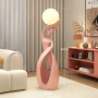Lampadaire Sculptural Abstrait Moderne - Élégance Contemporaine