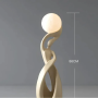 Lampadaire Sculptural Abstrait Moderne - Élégance Contemporaine
