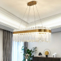 Lustre LED Moderne en Cristal - Éclairage Élégant
