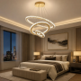LED Crystal Chandelier 3 Rings - Modern and Elegant Lighting