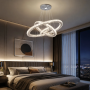 LED Crystal Chandelier 3 Rings - Modern and Elegant Lighting