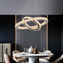 Lustre Cristal LED Moderne Vetrulus - Éclairage Chic