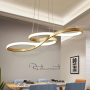 Suspension LED Îlot de Cuisine Moderne en Aluminium