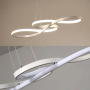 Modern Kitchen Island LED Pendant Light in Aluminum