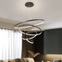 Lustre LED Anneau Moderne Dimmable pour Salon | QIBOYA